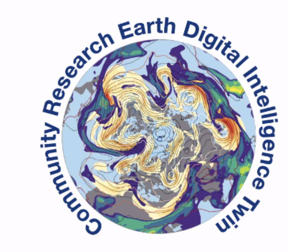 Logo for CREDIT, the Community Research Earth Digital Intelligence Twin